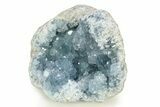 Crystal Filled Celestine (Celestite) Geode Section - Madagascar #304634-1